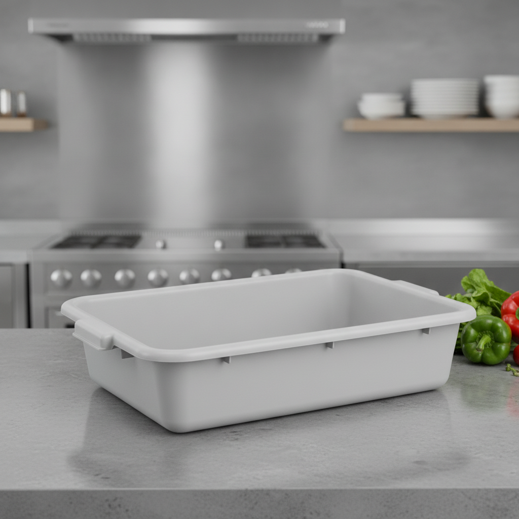 High Density Polyethylene Tote Box 18L for Organised Kitchens