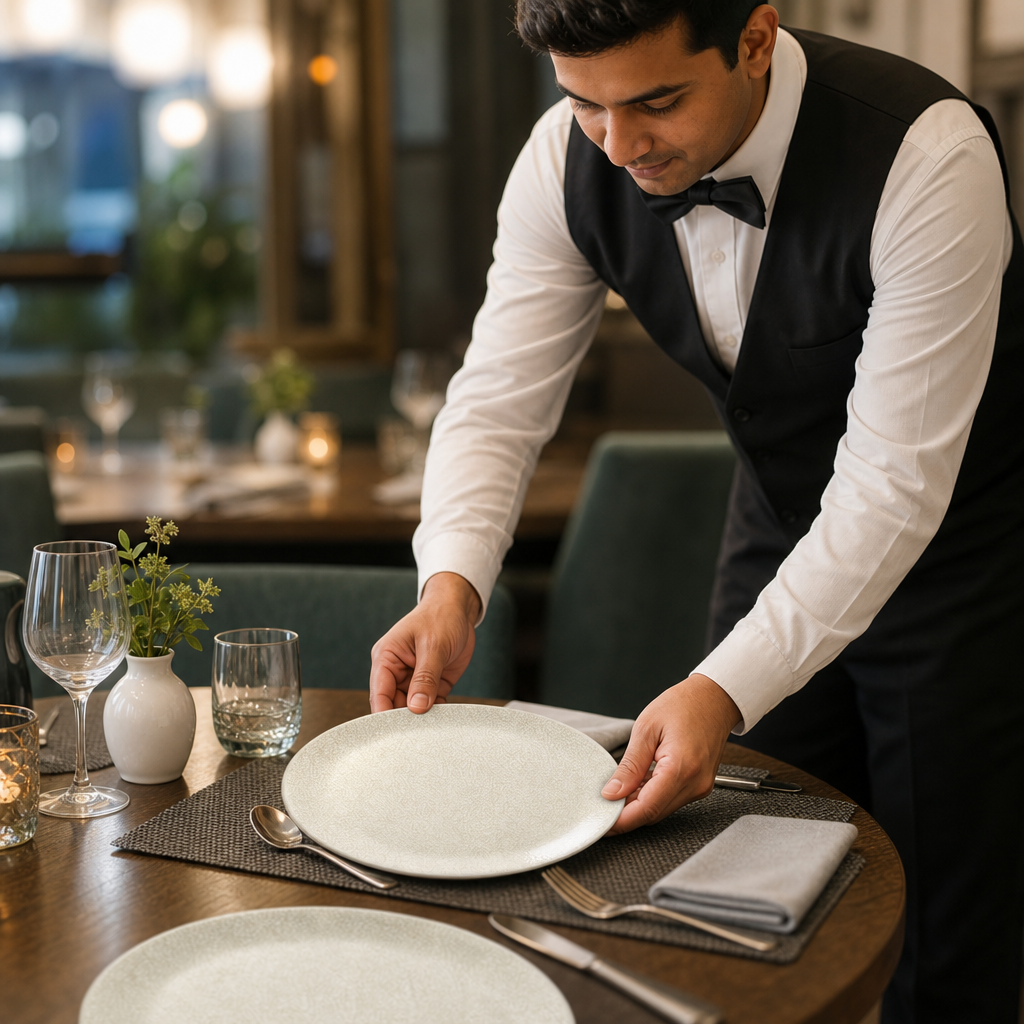 Alumina Coupe Plates 280mm Vitrified Ceramic for Stylish Dining (Pack of 12)