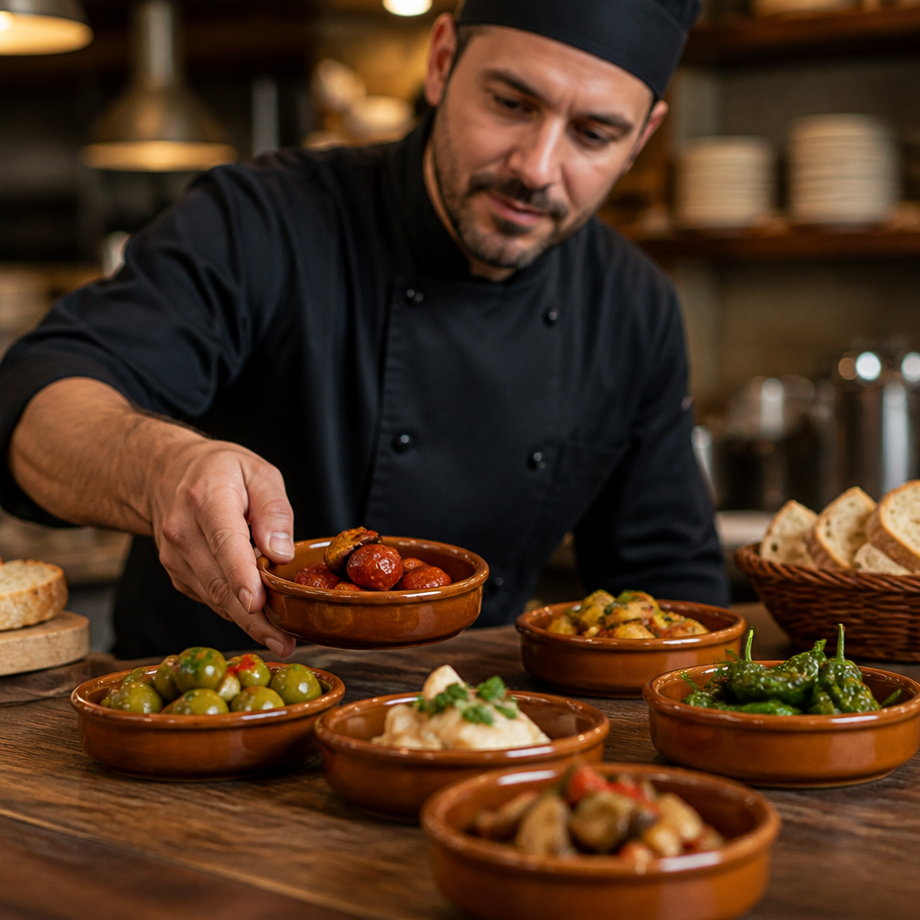 Mezze Dishes 110mm Stoneware for Serving Tapas (Pack of 6)