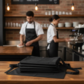 Polycotton Black Waist Apron for Front of House Service (Pack of 5)