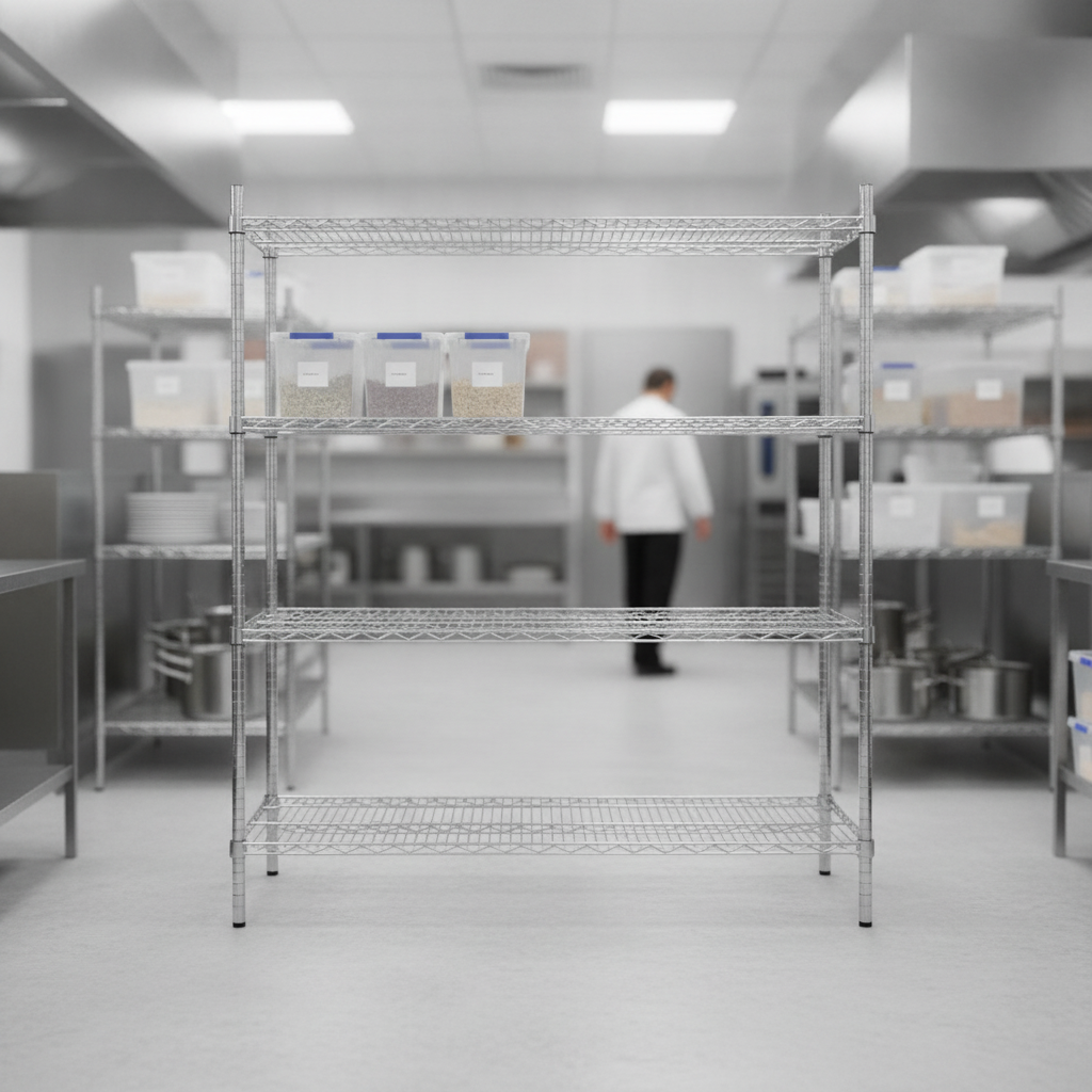 Zinc Coated Steel Wire Shelving Kit 1830x460mm for Storage Solutions