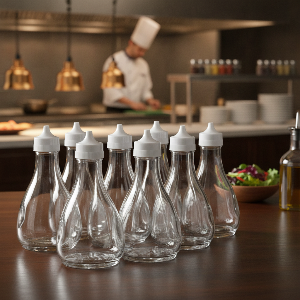 Glass Vinegar Shaker 142ml for Restaurants & Cafés (Pack of 12)