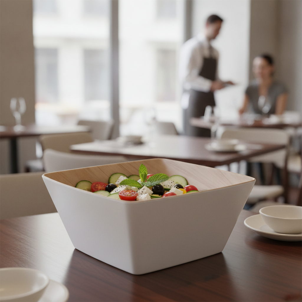 Melamine Deep Bowl 250mm for Sharing Platters