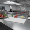 Low Density Polyethylene Cutting Board 250x150mm for Food Preparation