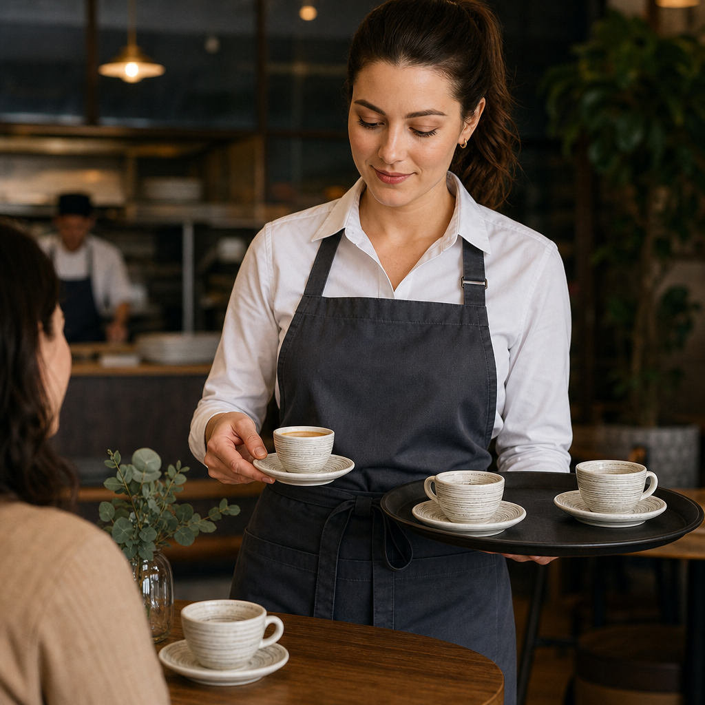 Espresso Saucers 114mm Vitrified Ceramic for Coffee Service (Pack of 12)