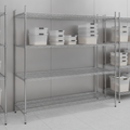 Zinc Coated Steel Wire Shelving Kit 1830mm for Storage Solutions