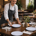 Coupe Plates 220mm Stoneware for Dining (Pack of 6)