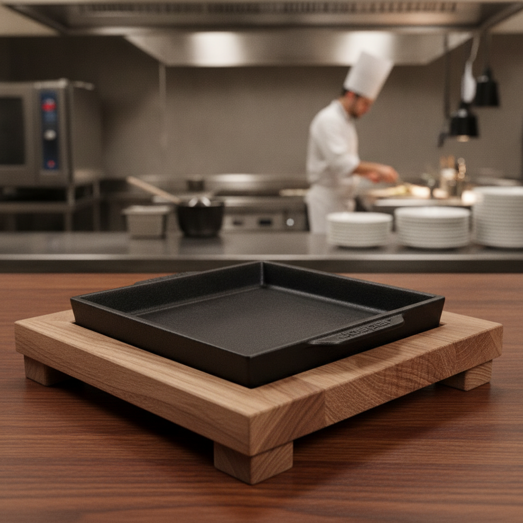 Wood Support 270x270mm for Safe Serving