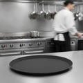 Polypropylene Black Oval Non-Slip Tray 685mm for Restaurants
