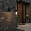 Metal Black Outdoor Wall Light for Patios & Entrances