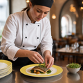 Slimline Plate 270mm Yellow Porcelain for Cafés & Restaurants (Pack of 24)