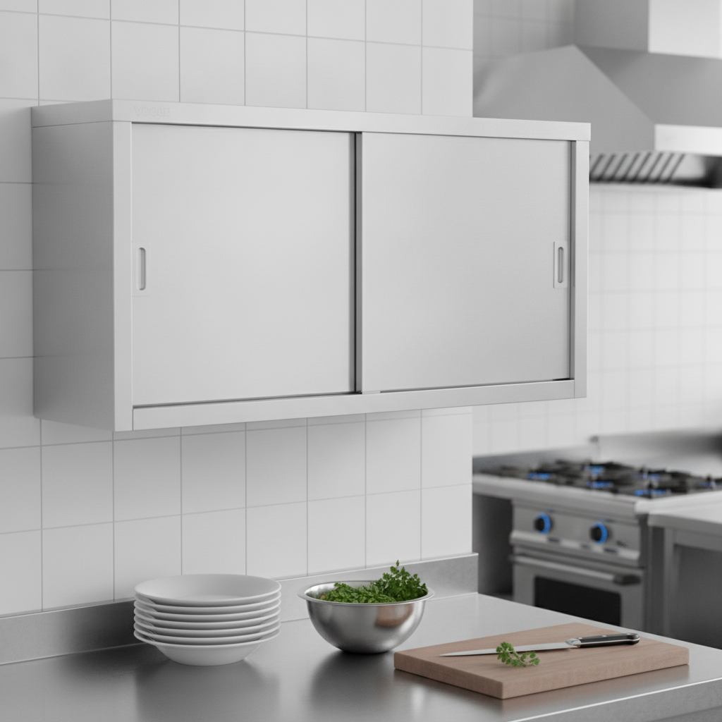 Stainless Steel Wall Cupboard 1200mm for Kitchen Storage