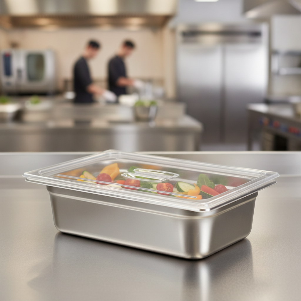 Transparent Copolymer Gastronorm Food Tray Lid for Food Storage