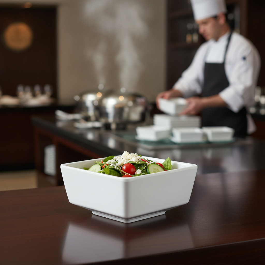 Melamine Bowl 1.5L for Buffet Displays