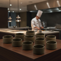 Porcelain Brown Bowls 60mm for Buffet Displays (Pack of 12)