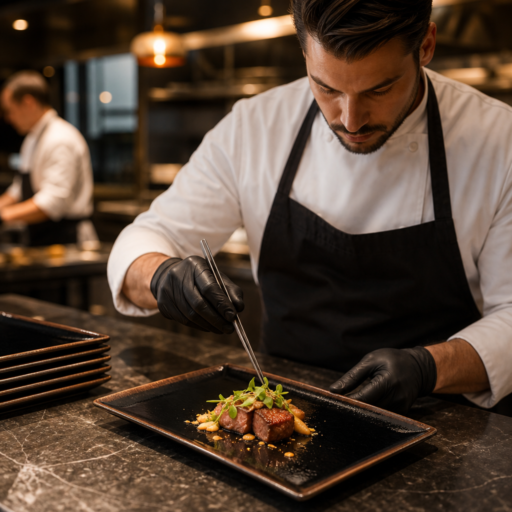 Rectangular Platters 370x265mm Porcelain for Fine Dining (Pack of 6)