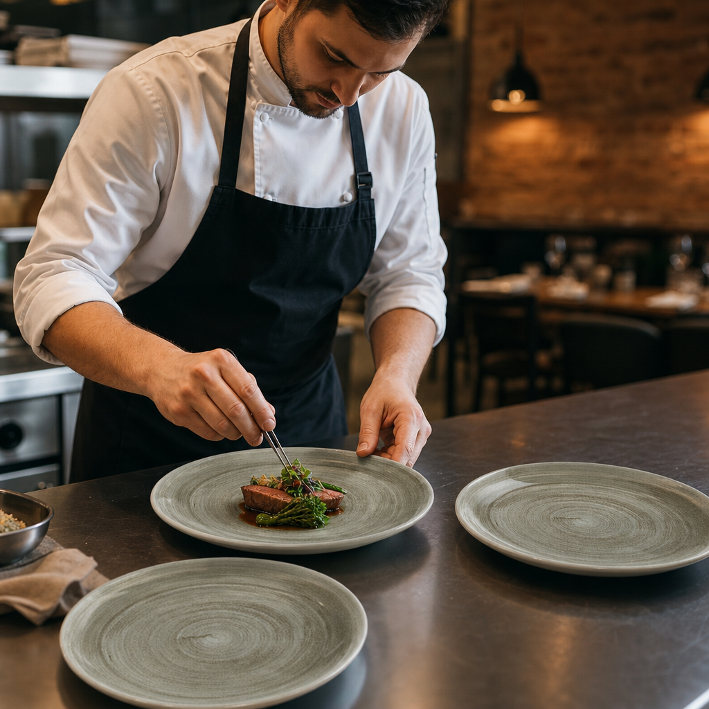 Round Coupe Plates 288mm Porcelain for Pubs & Restaurants (Pack of 12)