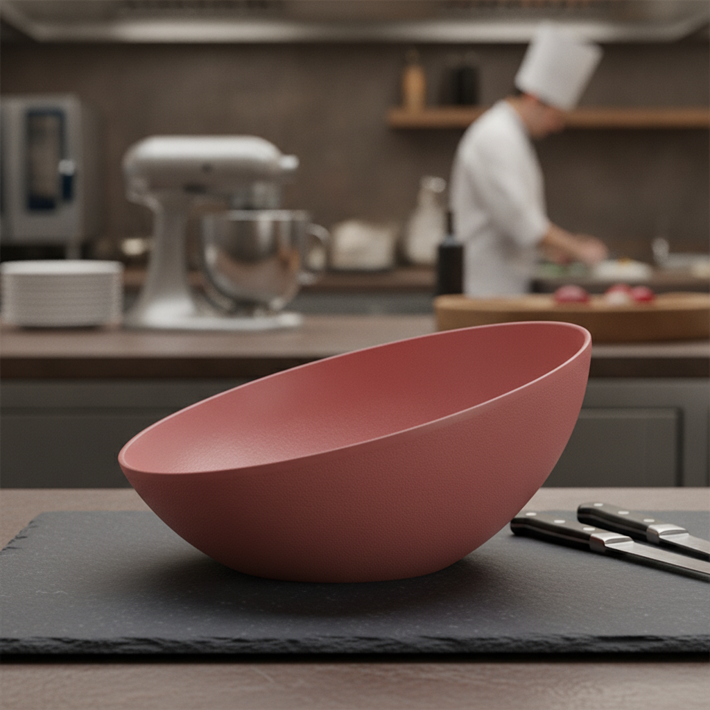 Cast Aluminium Red Bowl 1.9L for Culinary Masterpieces