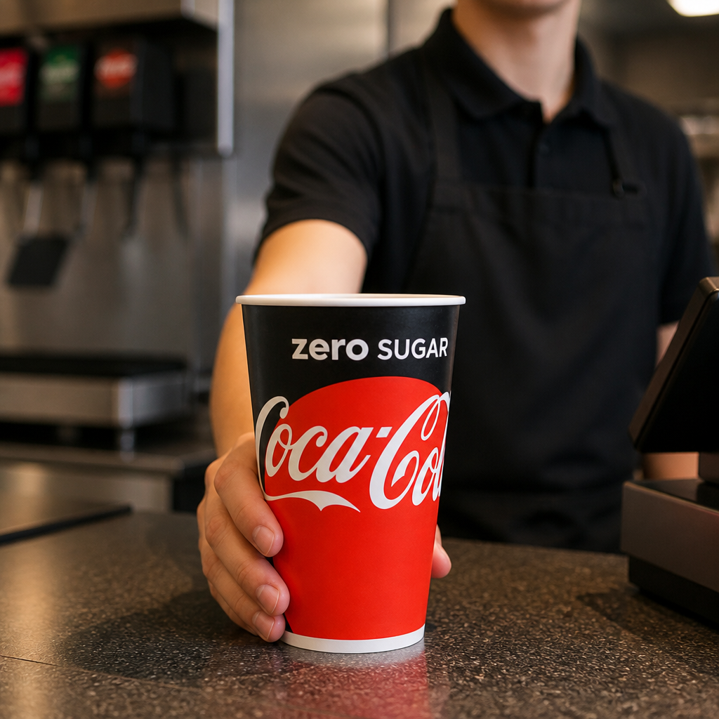 PEFC Certified Paper Cold Cups 16oz for Restaurants & Events (Pack of 1000)