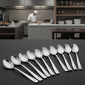 18/0 Stainless Steel Slim Teaspoons 112mm for On-the-Go Dining (Pack of 480)