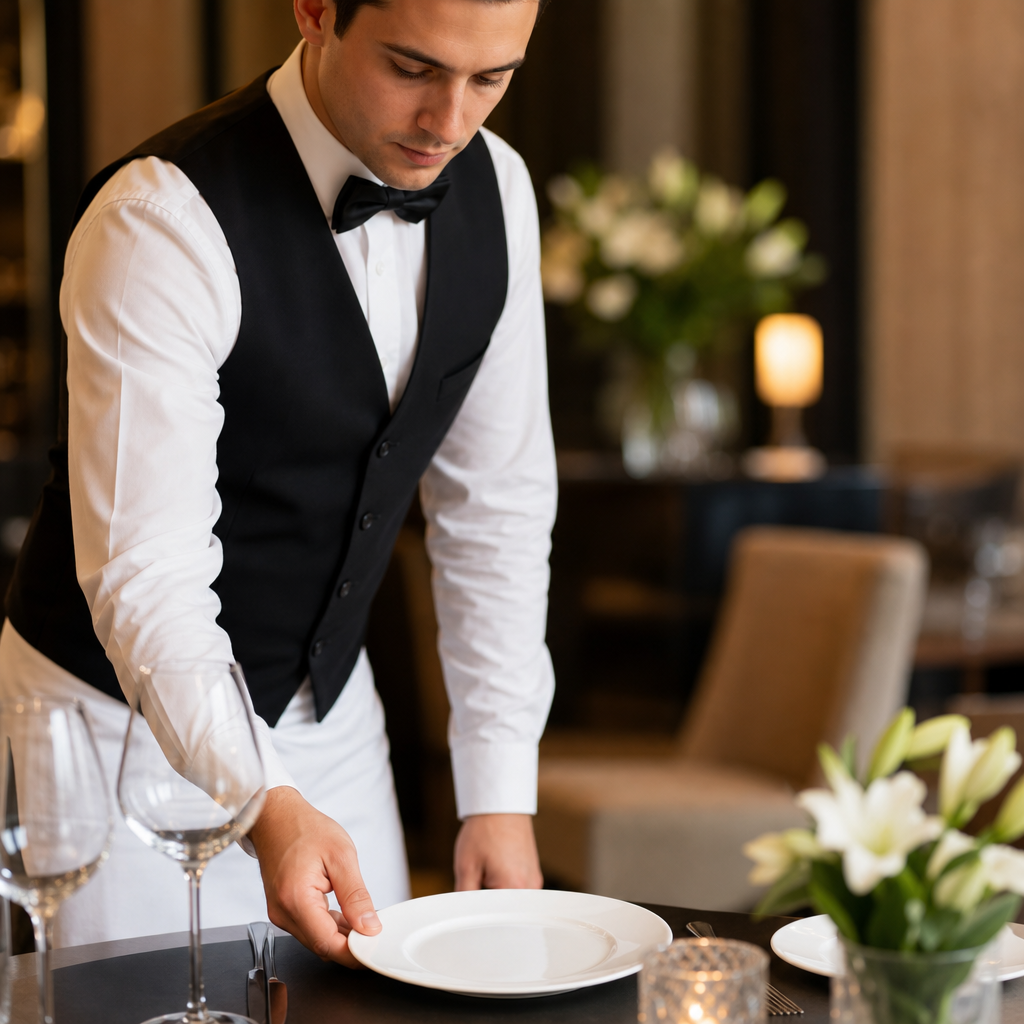 Standard Rim Plates 160mm Porcelain for Fine Dining (Pack of 6)