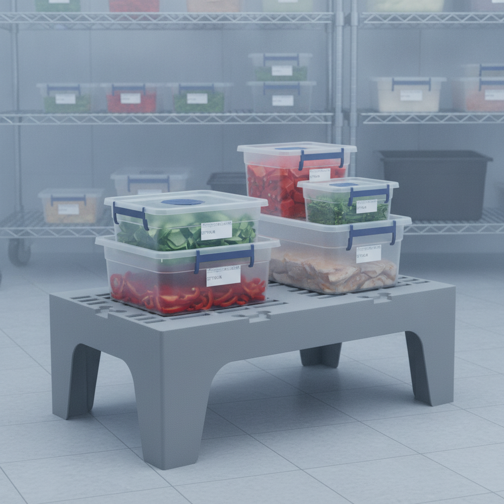 Polypropylene Dunnage Rack 300mm for Food Storage