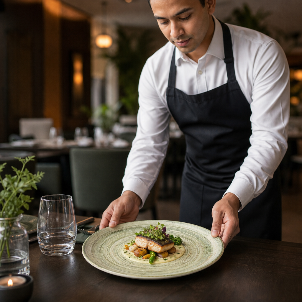 Coupe Plates 260mm Vitrified Ceramic for Restaurants (Pack of 12)