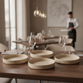 Porcelain Walled Plate 200mm for Catering & Hospitality (Pack of 3)