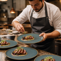 Round Plates 280mm Porcelain for Dining Rooms (Pack of 4)