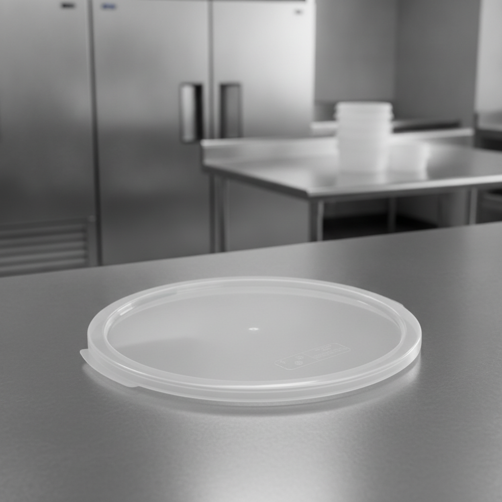 Polypropylene Round Food Storage Container Lid for Freezing