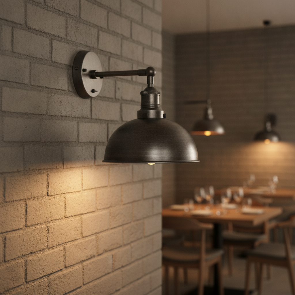 Copper Dome Wall Light 265mm for Home & Business