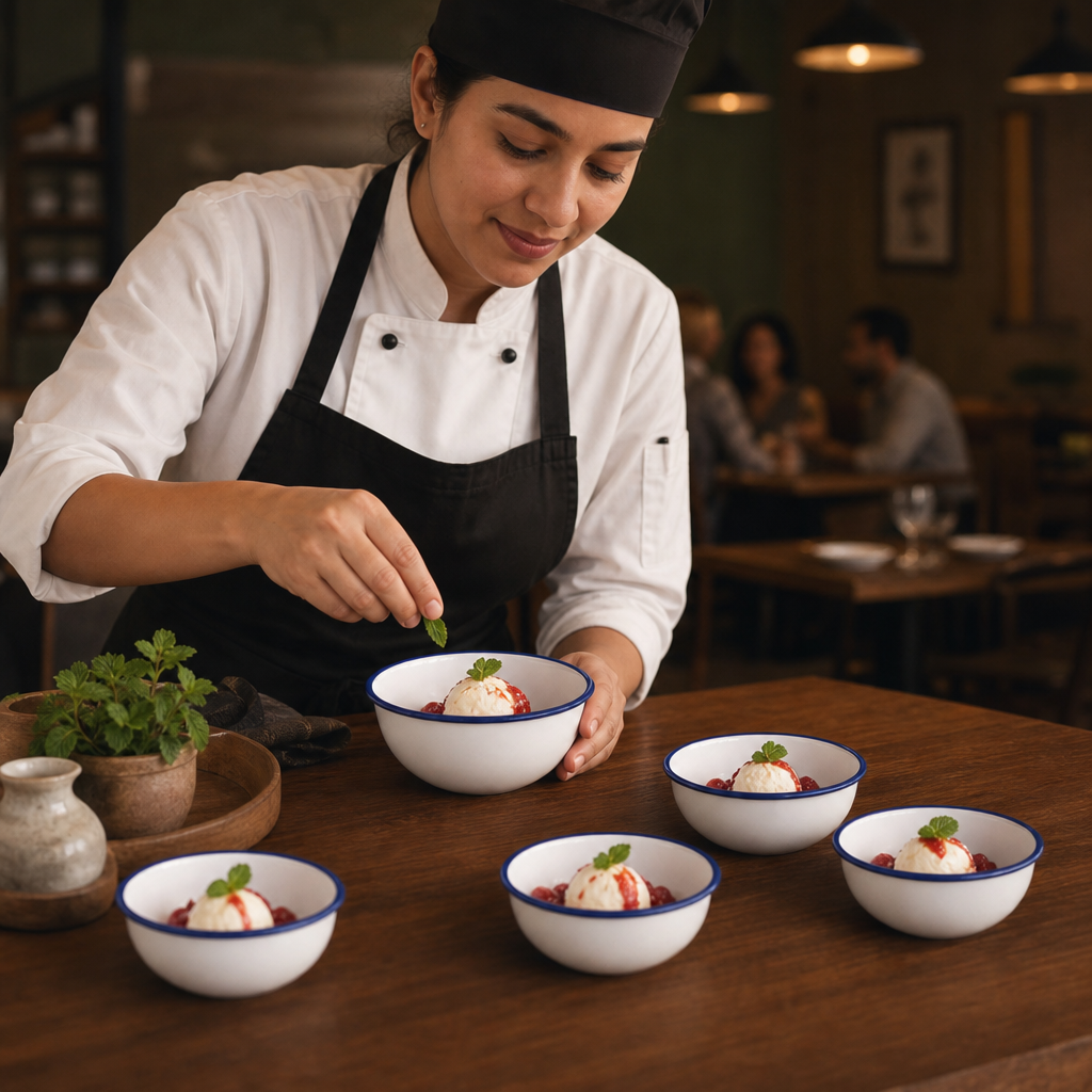 Dessert Bowls 155mm Glass for Home Dining (Pack of 6)