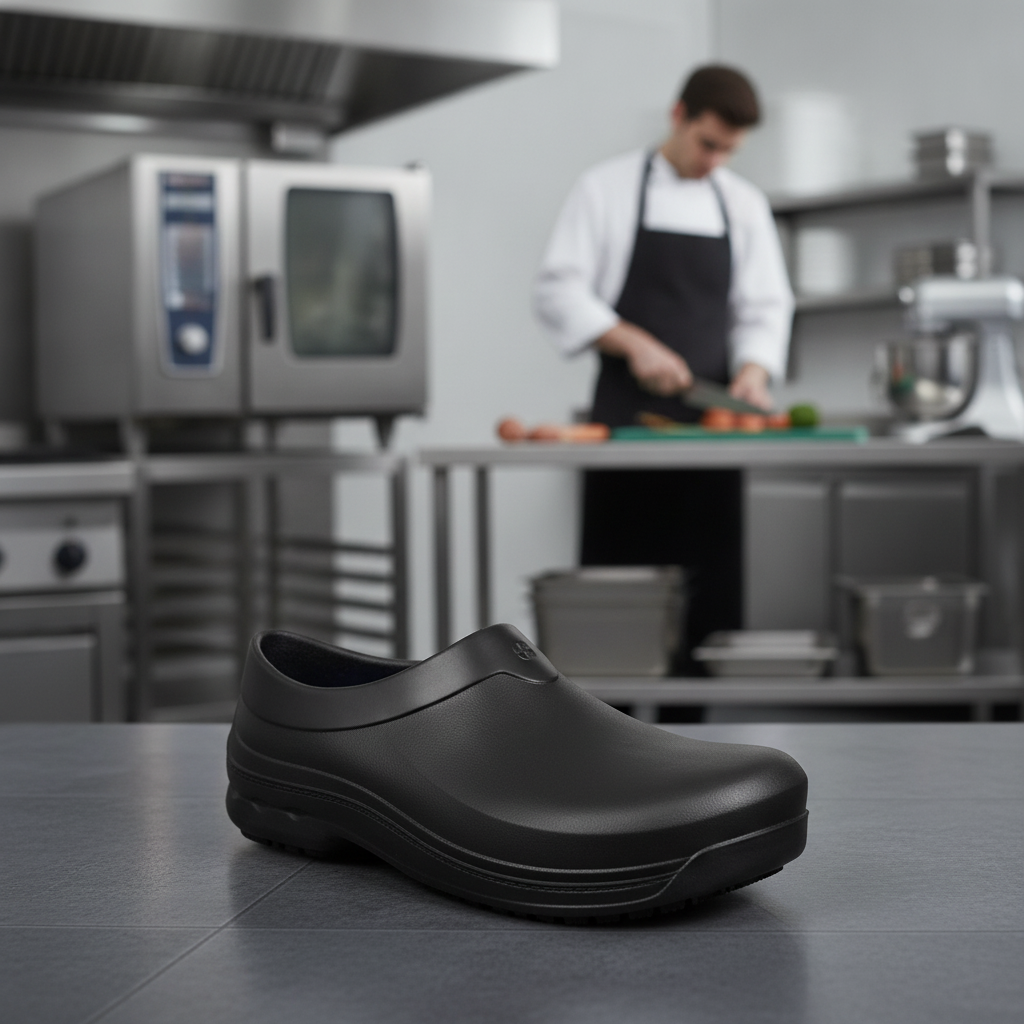 Lightweight Black EVA Clogs for Comfortable Service