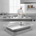 201 Stainless Steel 2/3 Gastronorm Tray 40mm for Efficient Service
