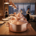 Stainless Steel Round Chafer 1.9L for Buffet Presentations