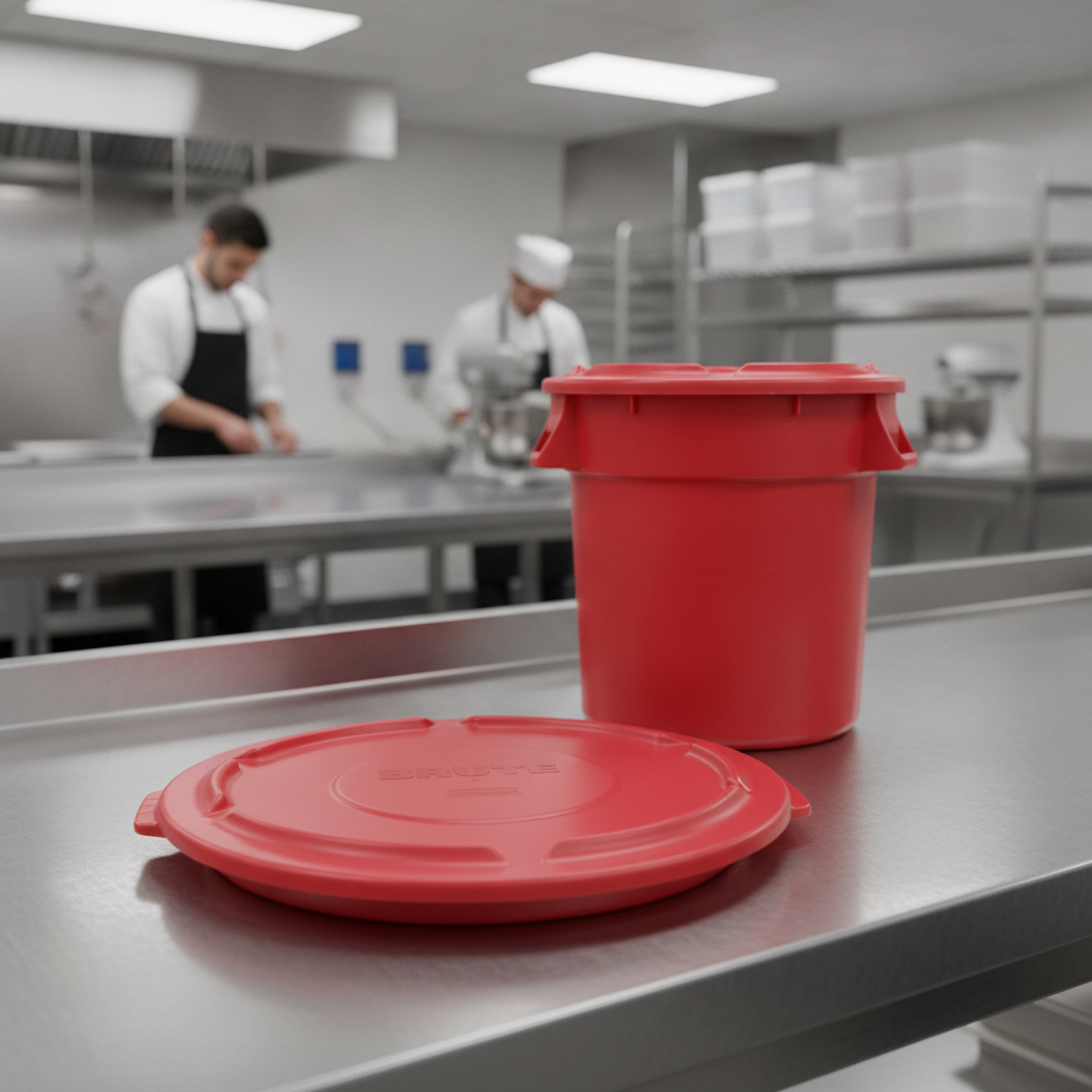 Polyethylene Snap-On Lid for 121L Waste Containers
