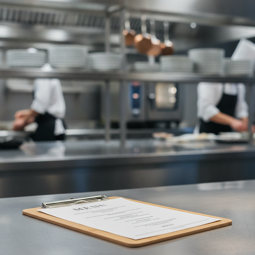 Wood Effect Clipboard A4 for Restaurants