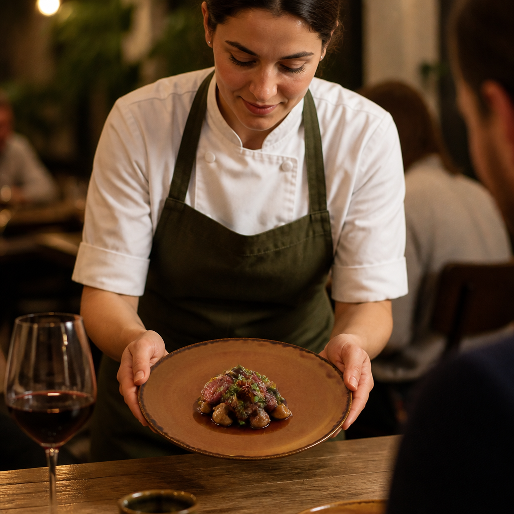 Coupe Plates 165mm Brown Porcelain for Farm-to-Table Dining (Pack of 12)