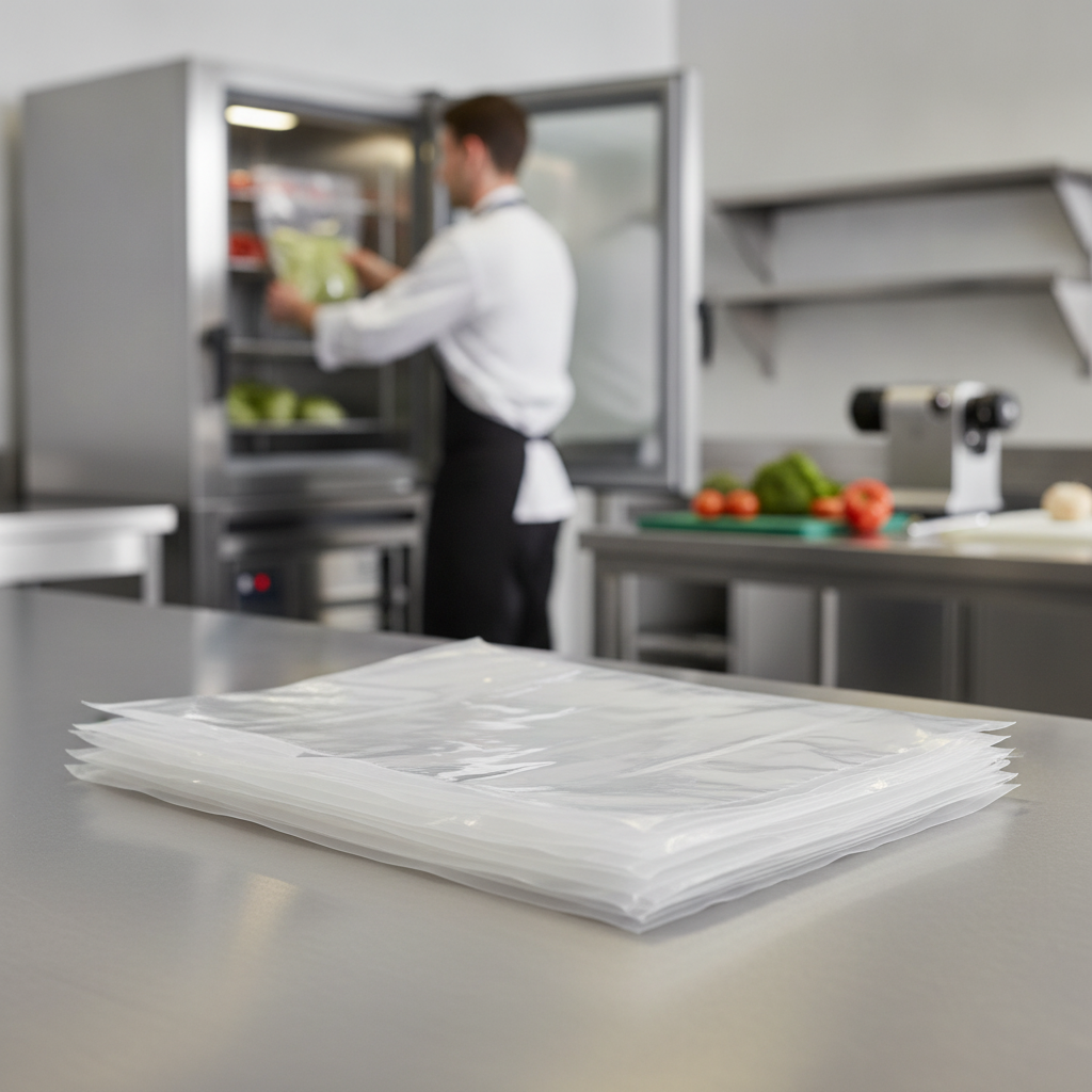 Polybutylene Compostable Vacuum Pack Bags 150x250mm for Professional Kitchens (Pack of 100)