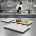 High-Quality Porcelain GN 1/2 Tray for Food Displays (Pack of 2)