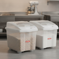 Clear Polyethylene Mobile Ingredient Bin 100L for Food Storage