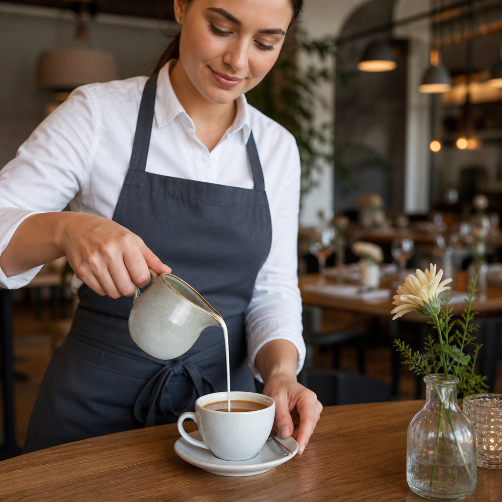 Vitrified China Milk Jug 170ml for Coffee Service (Pack of 12)