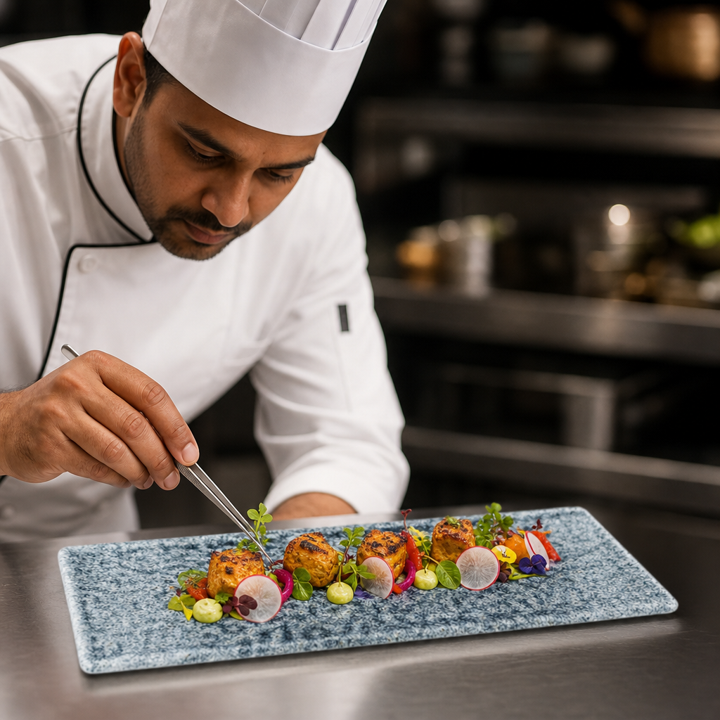 Oblong Plates x 250 90mm Vitrified Ceramic for Catering (Pack of 6)
