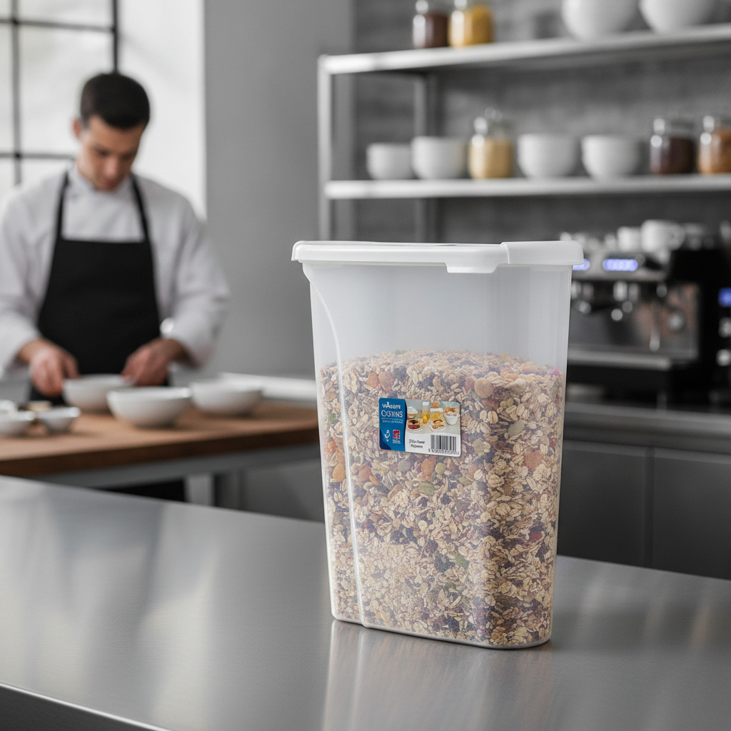 Polypropylene Cereal Dispenser 2.5L for Busy Family Kitchens
