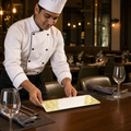 Oblong Plates 250x90mm Gold Vitrified Ceramic for Dining (Pack of 6)