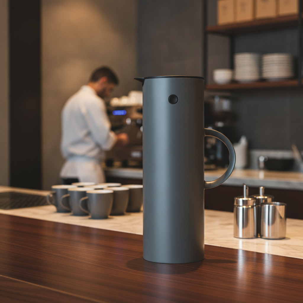 Stainless Steel Granite Vacuum Jug 1L for Contemporary Dining