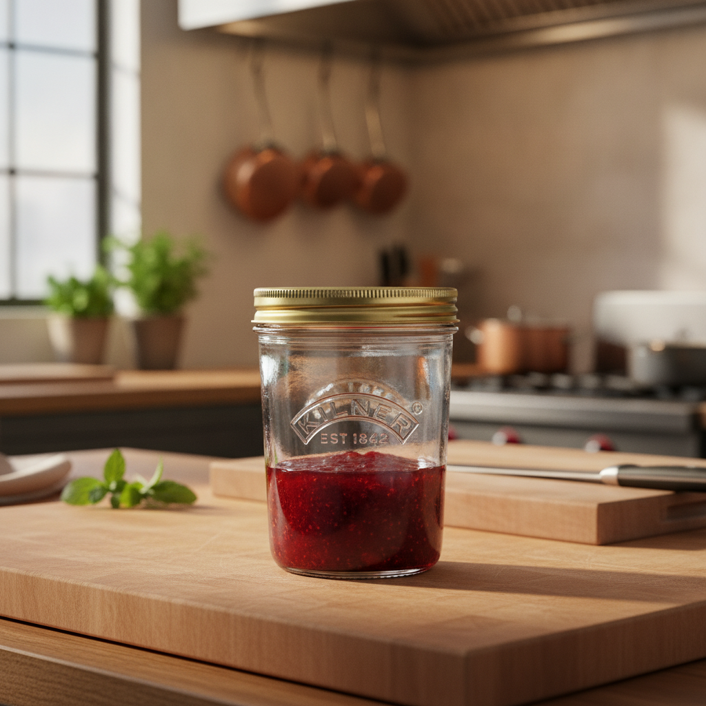Glass Wide Mouth Preserve Jar 350ml for Food Storage