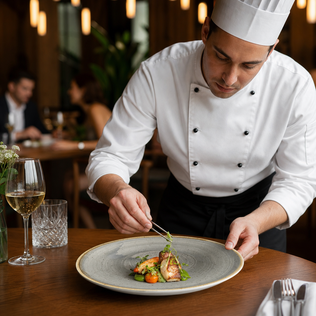 Round Dishes 160mm Vitrified Ceramic for Fine Dining (Pack of 12)