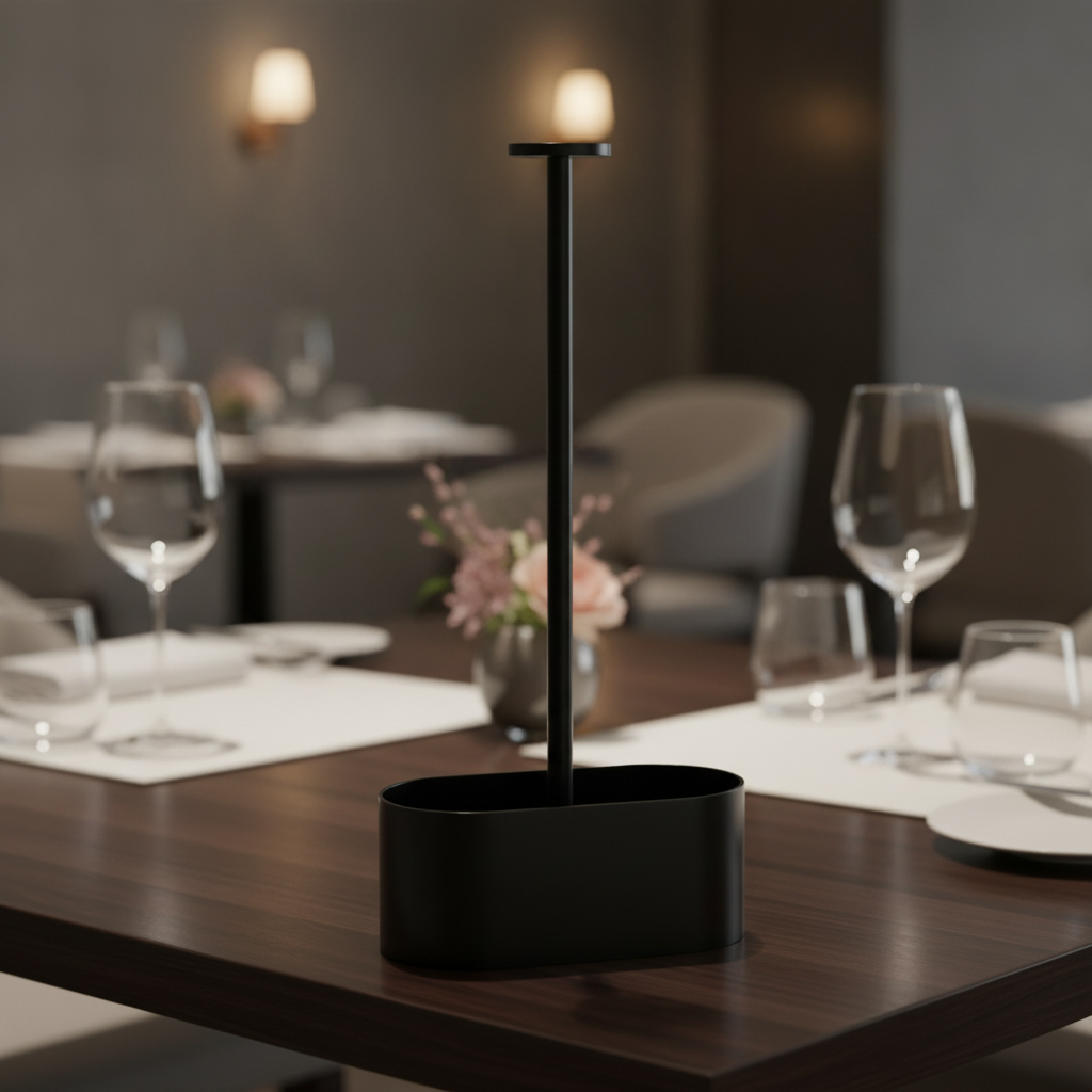 Stainless Steel Cruet Black 300mm for Table and Bar Service