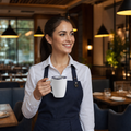 Hand-Finished Mugs 340ml Vitrified Ceramic for Dining (Pack of 12)